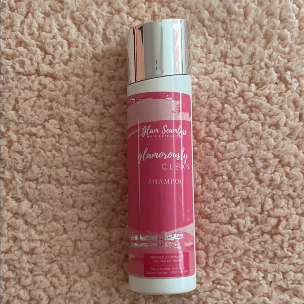 BRAND NEW glam seamless hair extensions shampoo